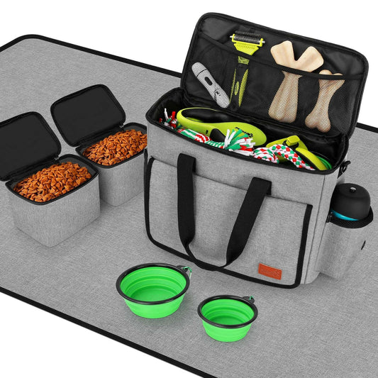 Dog Travel Bag With a Free Picnic Mat