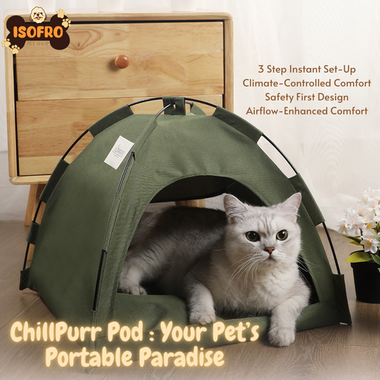 ChillPurr Pod: Your Pet's Portable Paradise